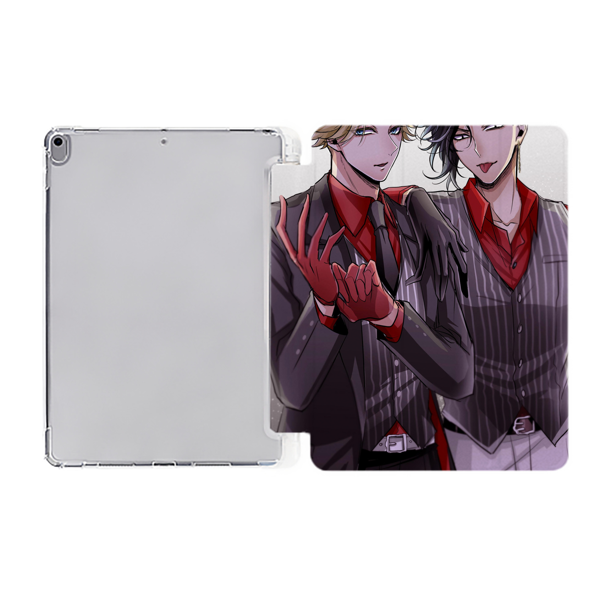 （画像用） 東京リベンジャーズ Tokyo Revengers IPad ケース ペン収納付き 三つ折りスタンド PUレザー×シリコン 対応機種9.5/10.5/10.9インチ